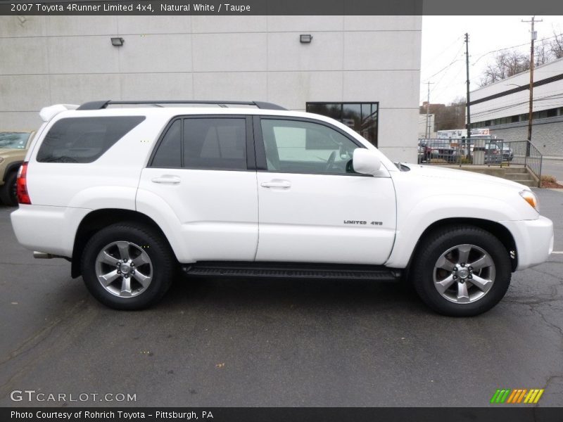 Natural White / Taupe 2007 Toyota 4Runner Limited 4x4