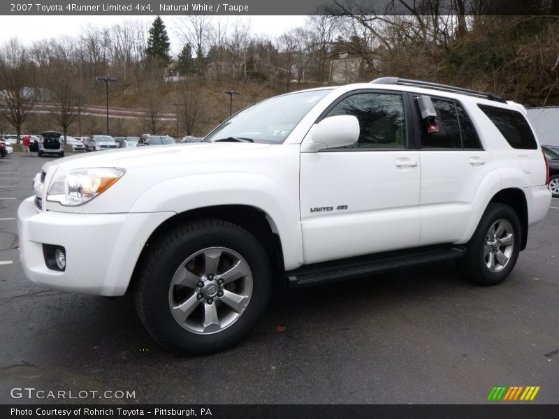 Natural White / Taupe 2007 Toyota 4Runner Limited 4x4