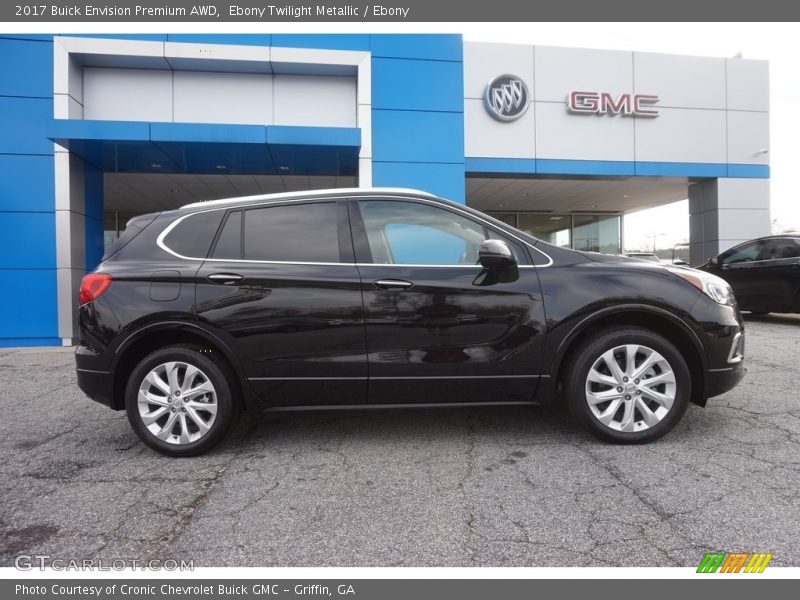 Ebony Twilight Metallic / Ebony 2017 Buick Envision Premium AWD