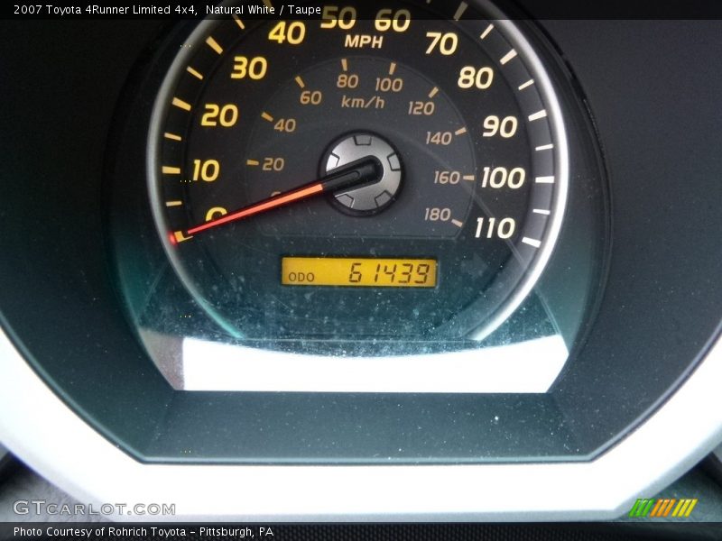 Natural White / Taupe 2007 Toyota 4Runner Limited 4x4