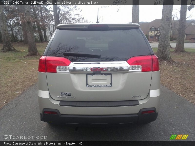 Champagne Silver Metallic / Jet Black 2014 GMC Terrain SLE AWD