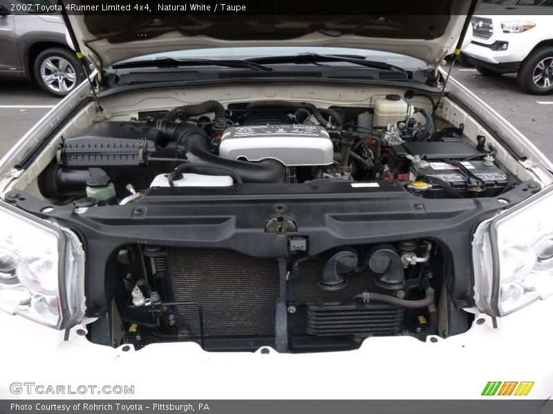 Natural White / Taupe 2007 Toyota 4Runner Limited 4x4