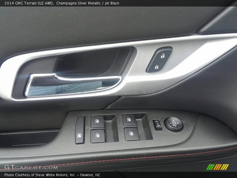 Champagne Silver Metallic / Jet Black 2014 GMC Terrain SLE AWD