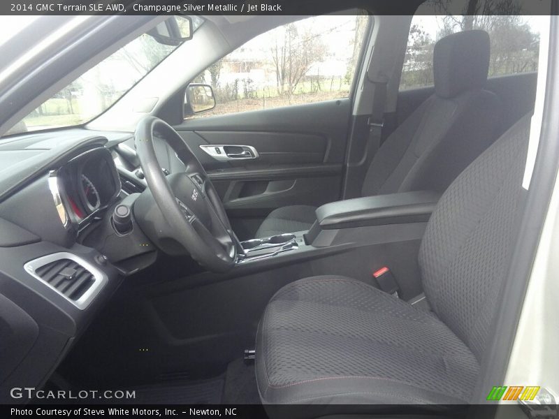 Champagne Silver Metallic / Jet Black 2014 GMC Terrain SLE AWD