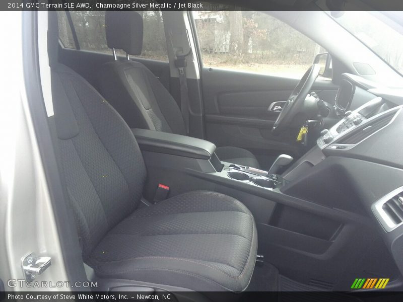 Champagne Silver Metallic / Jet Black 2014 GMC Terrain SLE AWD