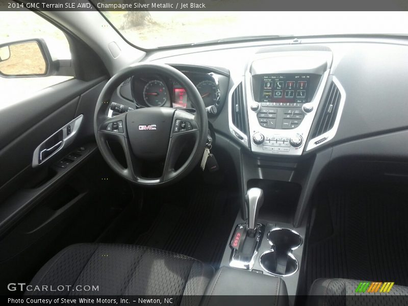 Champagne Silver Metallic / Jet Black 2014 GMC Terrain SLE AWD