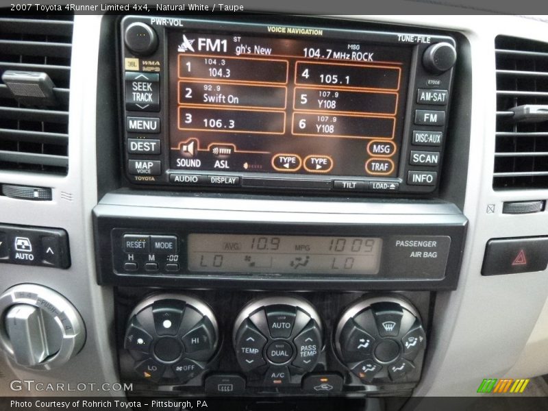 Natural White / Taupe 2007 Toyota 4Runner Limited 4x4