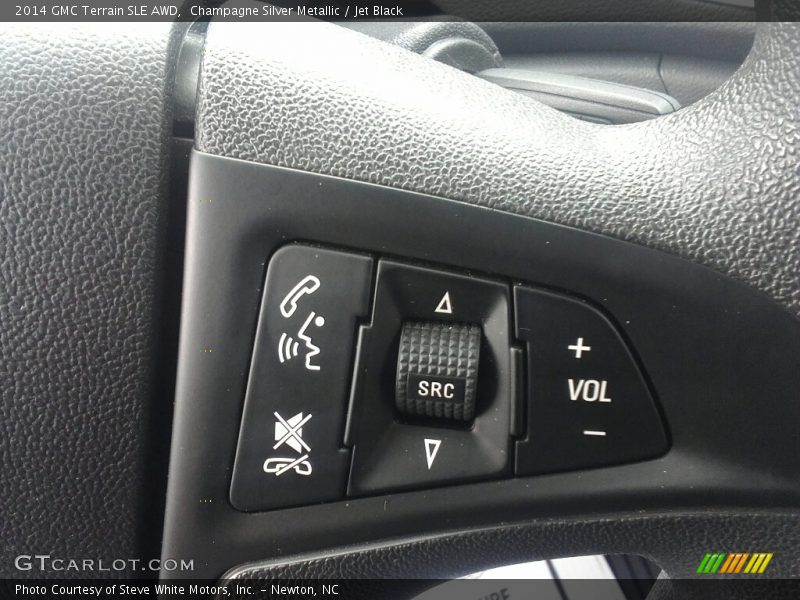 Champagne Silver Metallic / Jet Black 2014 GMC Terrain SLE AWD
