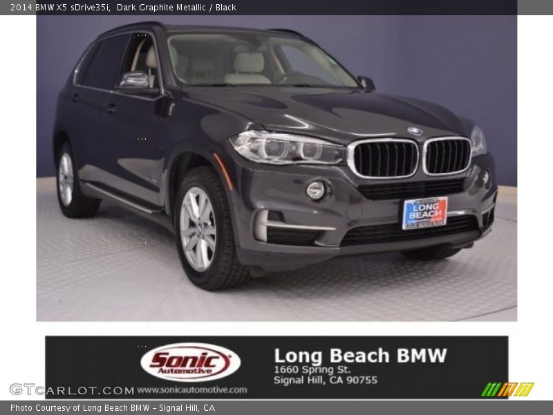 Dark Graphite Metallic / Black 2014 BMW X5 sDrive35i