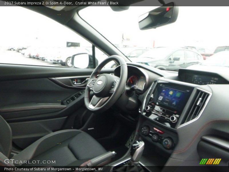 Crystal White Pearl / Black 2017 Subaru Impreza 2.0i Sport 4-Door