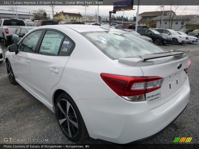 Crystal White Pearl / Black 2017 Subaru Impreza 2.0i Sport 4-Door