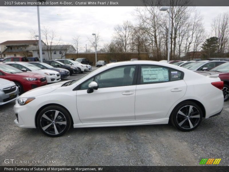 Crystal White Pearl / Black 2017 Subaru Impreza 2.0i Sport 4-Door