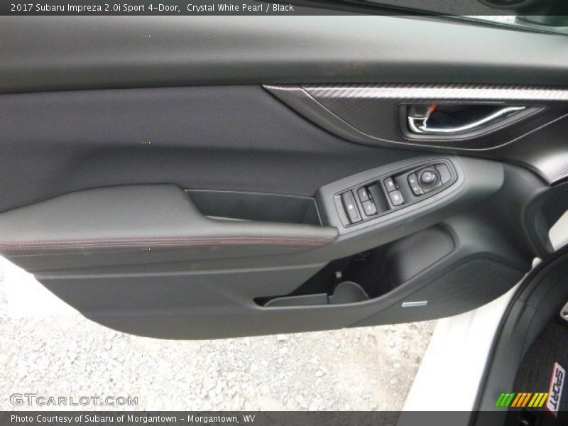 Crystal White Pearl / Black 2017 Subaru Impreza 2.0i Sport 4-Door