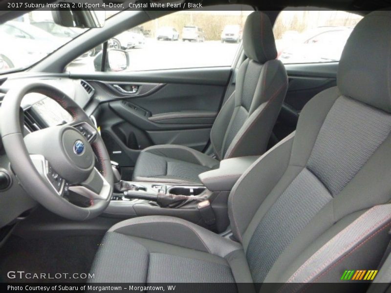Crystal White Pearl / Black 2017 Subaru Impreza 2.0i Sport 4-Door