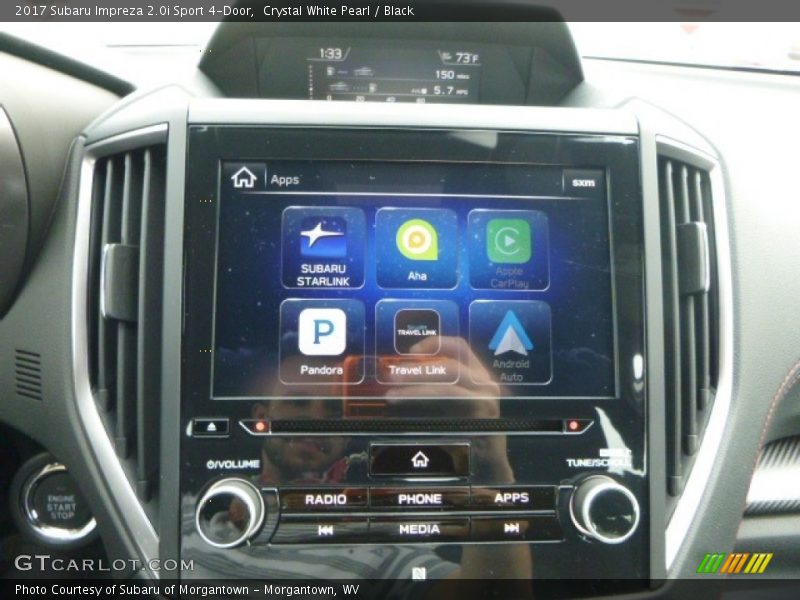 Crystal White Pearl / Black 2017 Subaru Impreza 2.0i Sport 4-Door