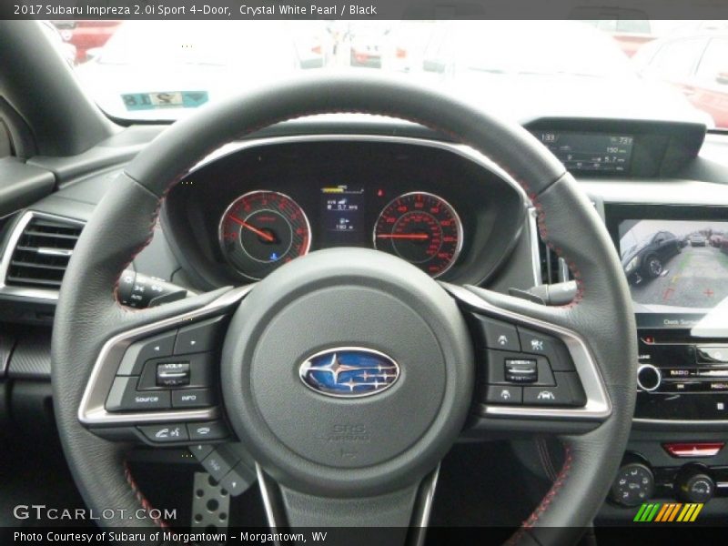 Crystal White Pearl / Black 2017 Subaru Impreza 2.0i Sport 4-Door