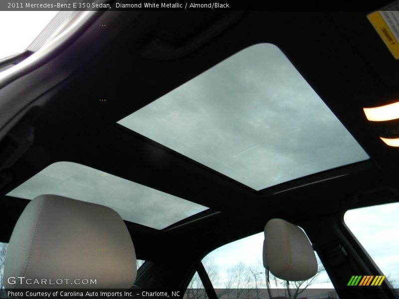 Diamond White Metallic / Almond/Black 2011 Mercedes-Benz E 350 Sedan