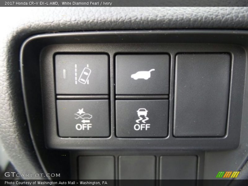 White Diamond Pearl / Ivory 2017 Honda CR-V EX-L AWD