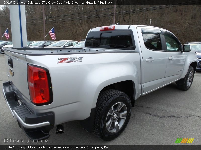 Silver Ice Metallic / Jet Black 2016 Chevrolet Colorado Z71 Crew Cab 4x4