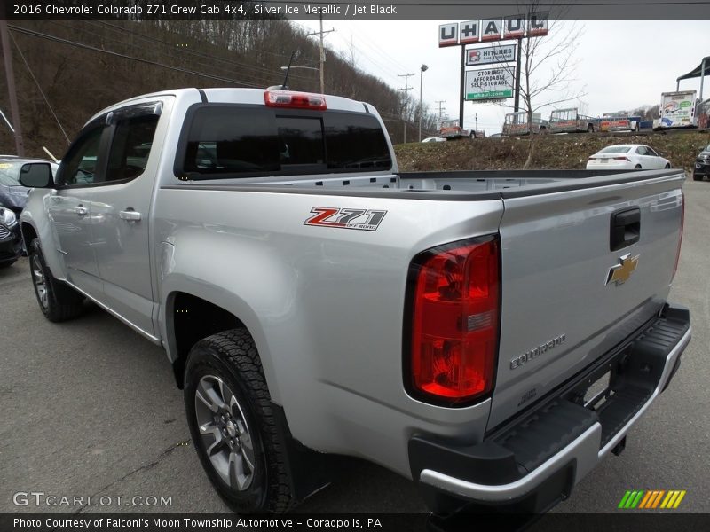 Silver Ice Metallic / Jet Black 2016 Chevrolet Colorado Z71 Crew Cab 4x4