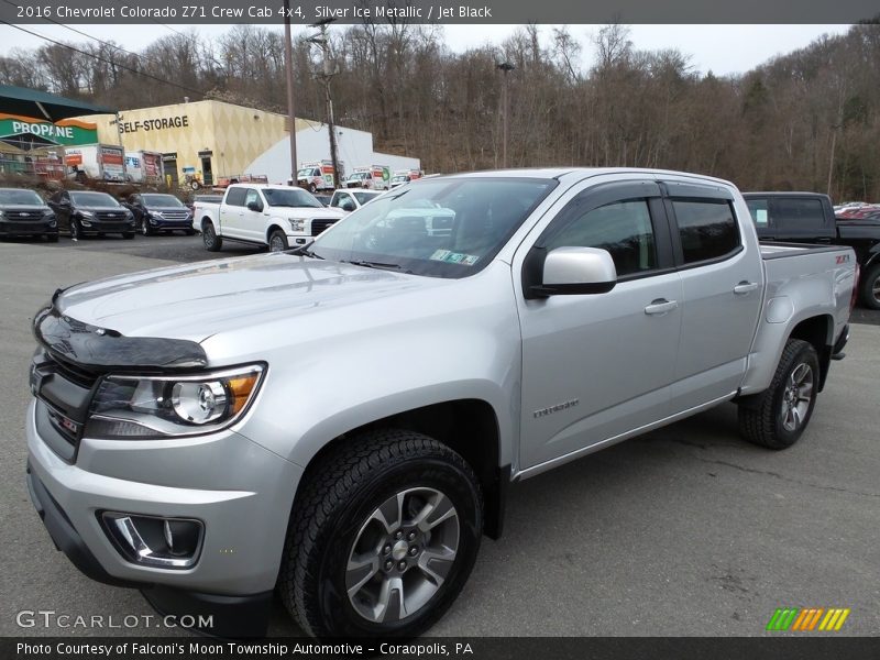 Silver Ice Metallic / Jet Black 2016 Chevrolet Colorado Z71 Crew Cab 4x4