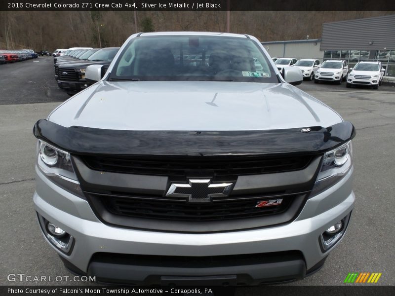 Silver Ice Metallic / Jet Black 2016 Chevrolet Colorado Z71 Crew Cab 4x4