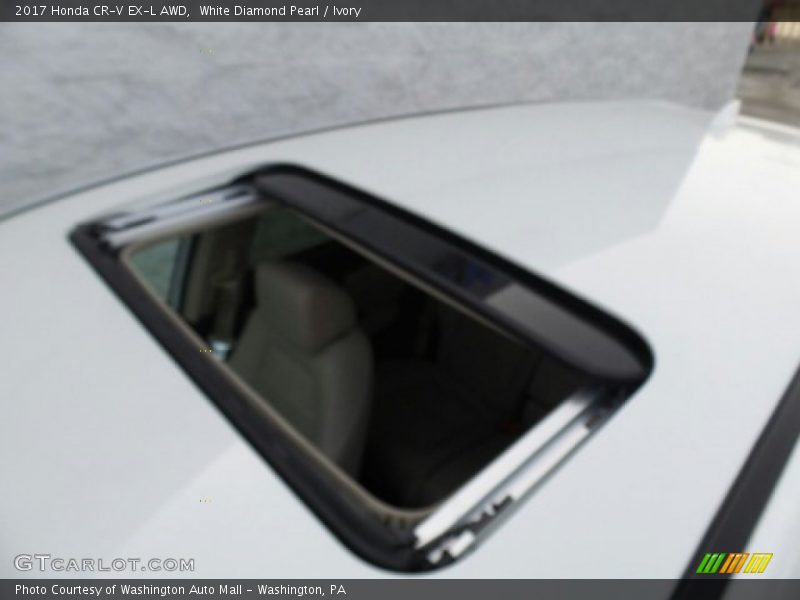 White Diamond Pearl / Ivory 2017 Honda CR-V EX-L AWD