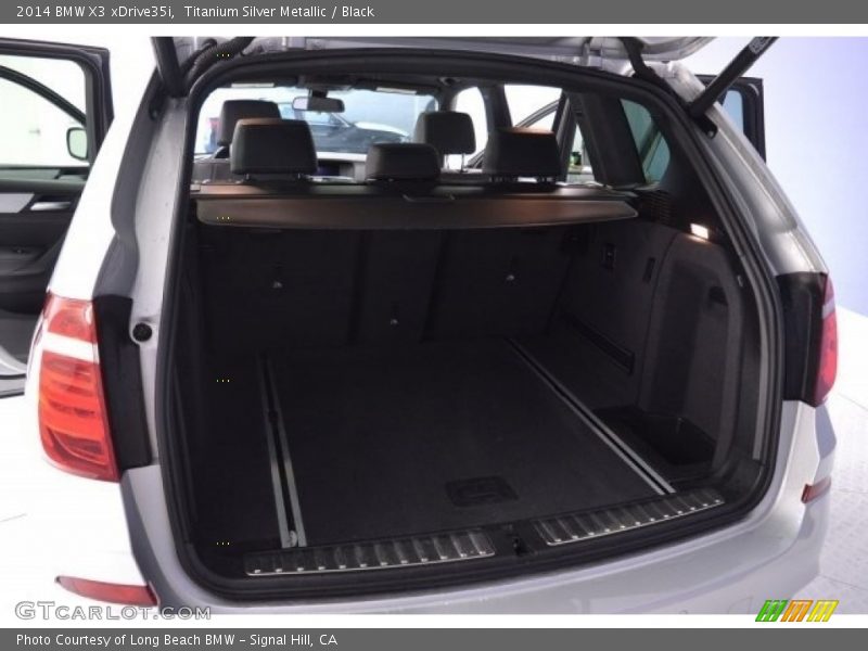 Titanium Silver Metallic / Black 2014 BMW X3 xDrive35i