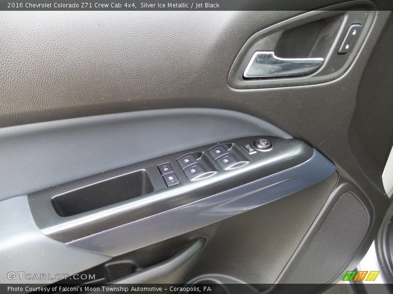 Silver Ice Metallic / Jet Black 2016 Chevrolet Colorado Z71 Crew Cab 4x4