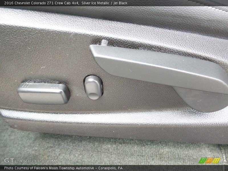 Silver Ice Metallic / Jet Black 2016 Chevrolet Colorado Z71 Crew Cab 4x4