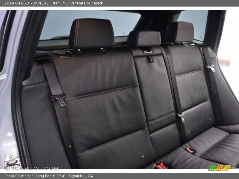 Titanium Silver Metallic / Black 2014 BMW X3 xDrive35i