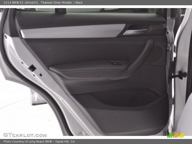 Titanium Silver Metallic / Black 2014 BMW X3 xDrive35i