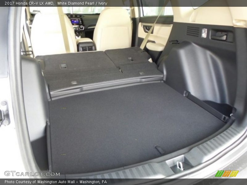 White Diamond Pearl / Ivory 2017 Honda CR-V LX AWD