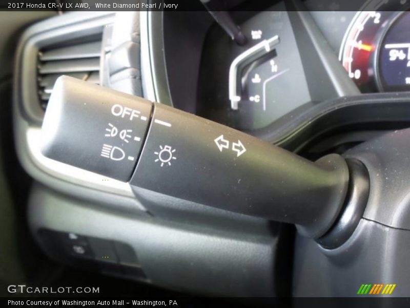 White Diamond Pearl / Ivory 2017 Honda CR-V LX AWD
