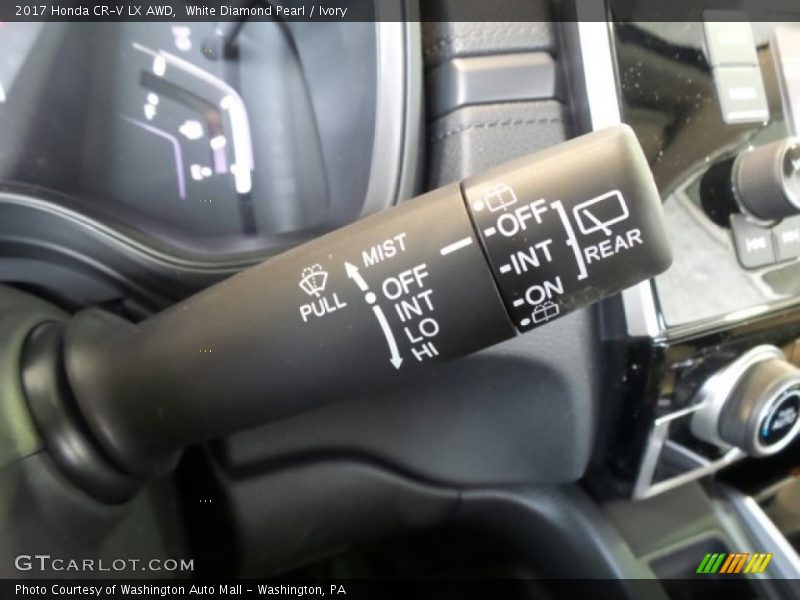White Diamond Pearl / Ivory 2017 Honda CR-V LX AWD