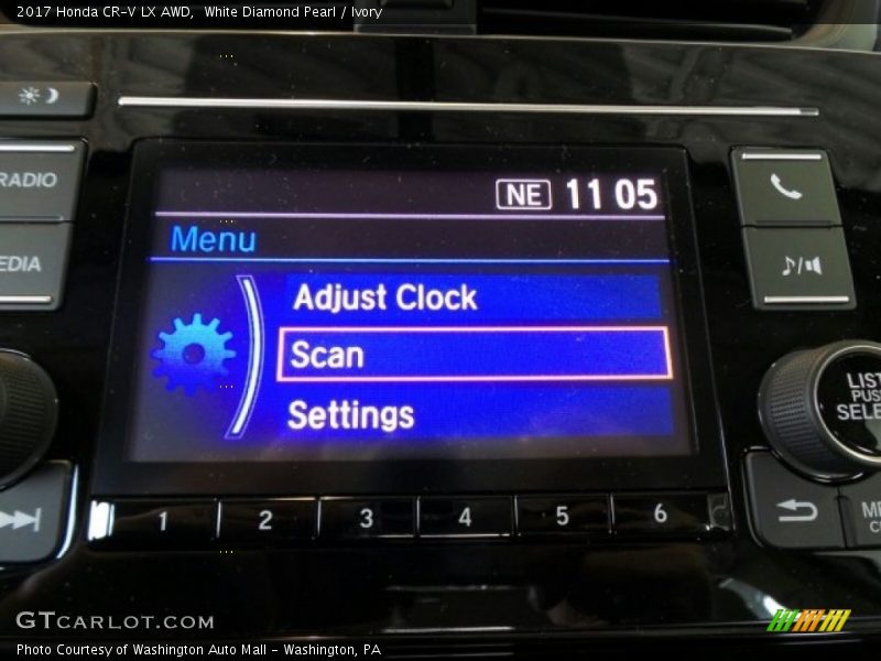 White Diamond Pearl / Ivory 2017 Honda CR-V LX AWD