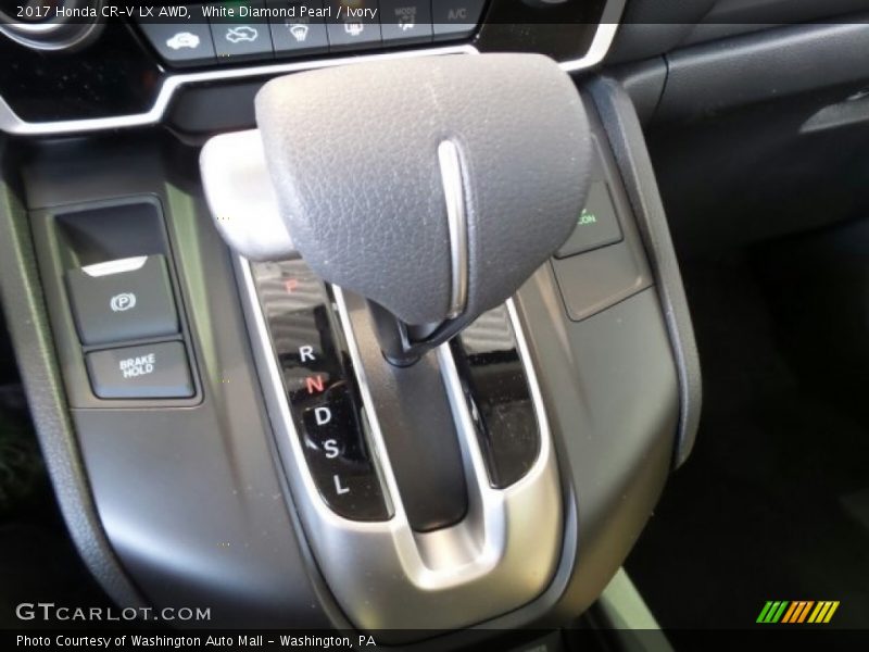 White Diamond Pearl / Ivory 2017 Honda CR-V LX AWD