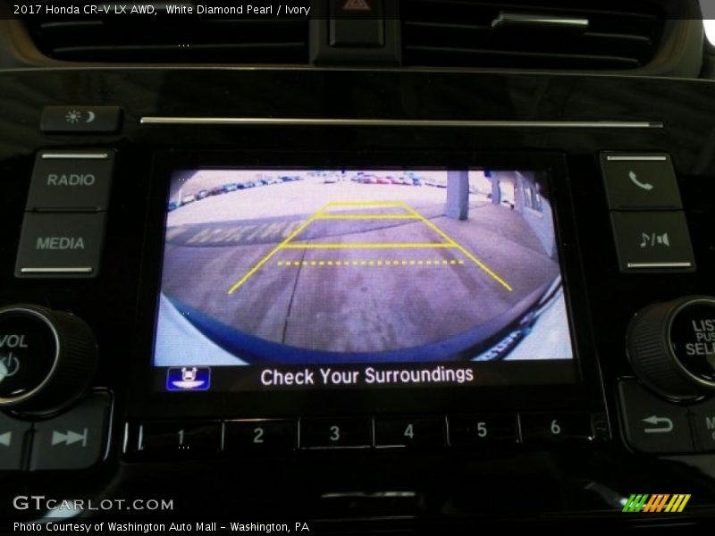 White Diamond Pearl / Ivory 2017 Honda CR-V LX AWD
