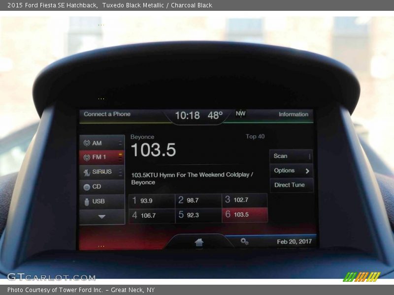 Tuxedo Black Metallic / Charcoal Black 2015 Ford Fiesta SE Hatchback