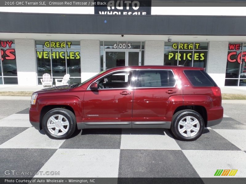 Crimson Red Tintcoat / Jet Black 2016 GMC Terrain SLE