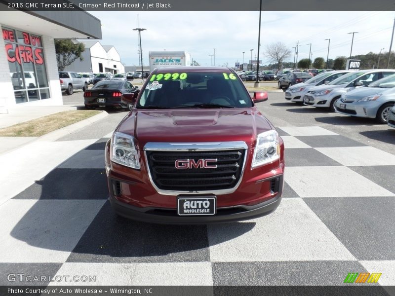 Crimson Red Tintcoat / Jet Black 2016 GMC Terrain SLE