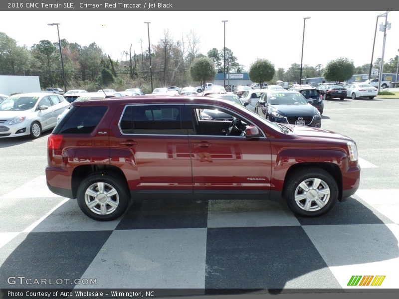 Crimson Red Tintcoat / Jet Black 2016 GMC Terrain SLE