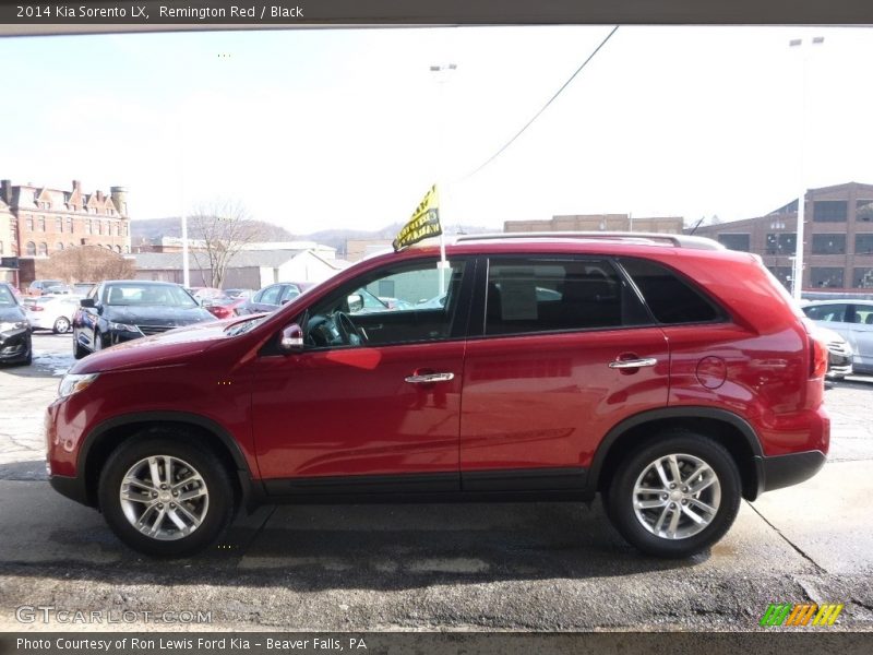 Remington Red / Black 2014 Kia Sorento LX