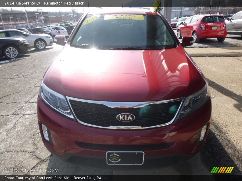 Remington Red / Black 2014 Kia Sorento LX