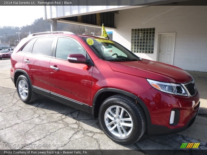Remington Red / Black 2014 Kia Sorento LX