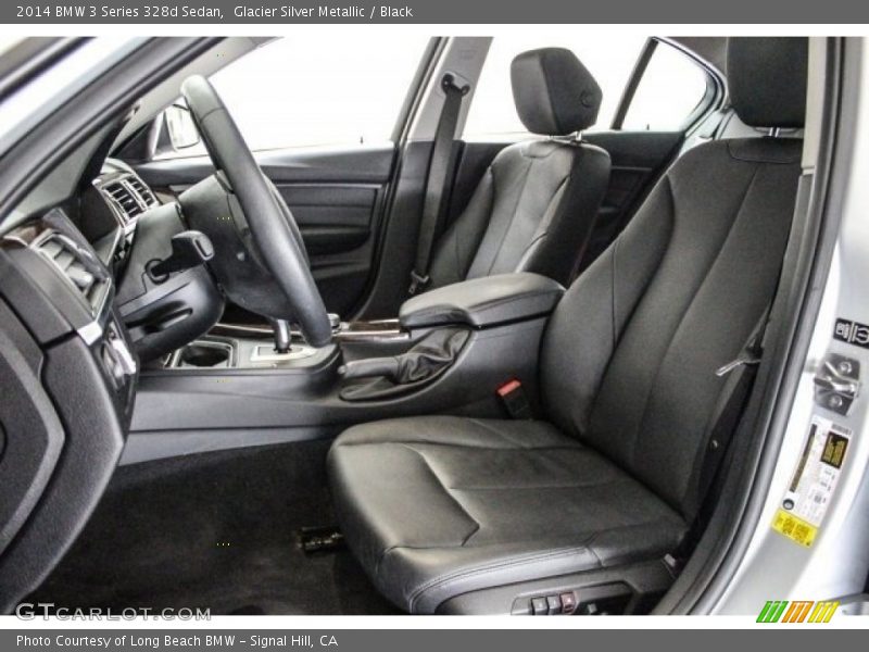 Glacier Silver Metallic / Black 2014 BMW 3 Series 328d Sedan