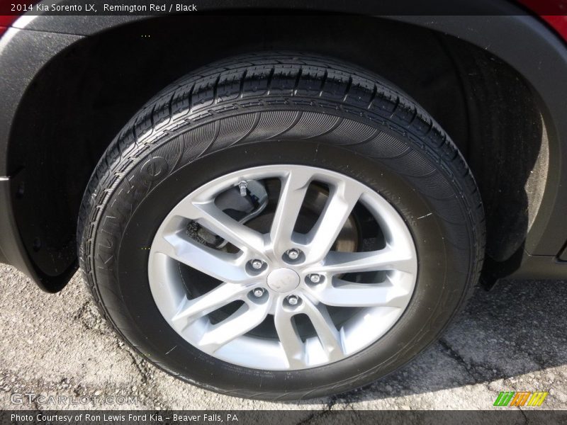 Remington Red / Black 2014 Kia Sorento LX