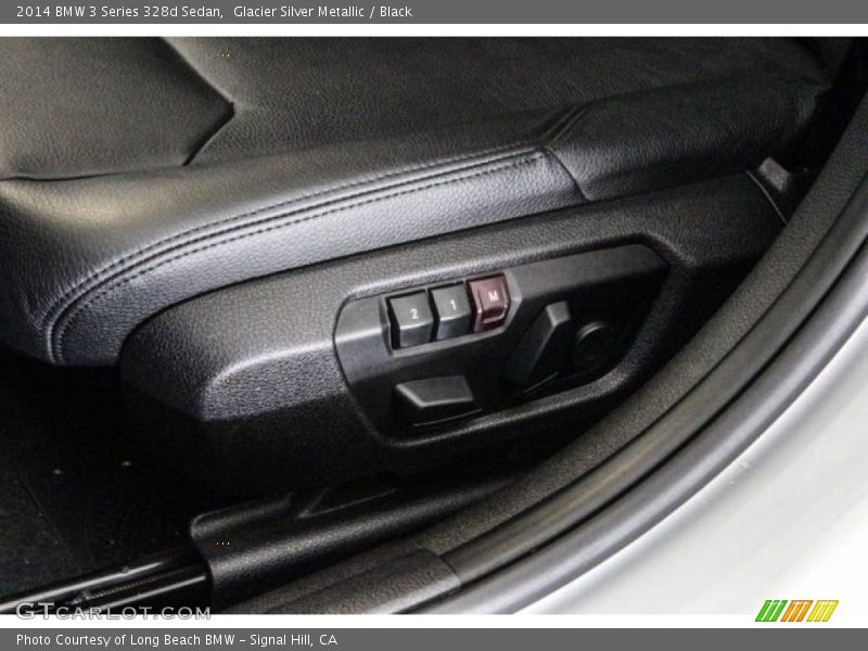 Glacier Silver Metallic / Black 2014 BMW 3 Series 328d Sedan