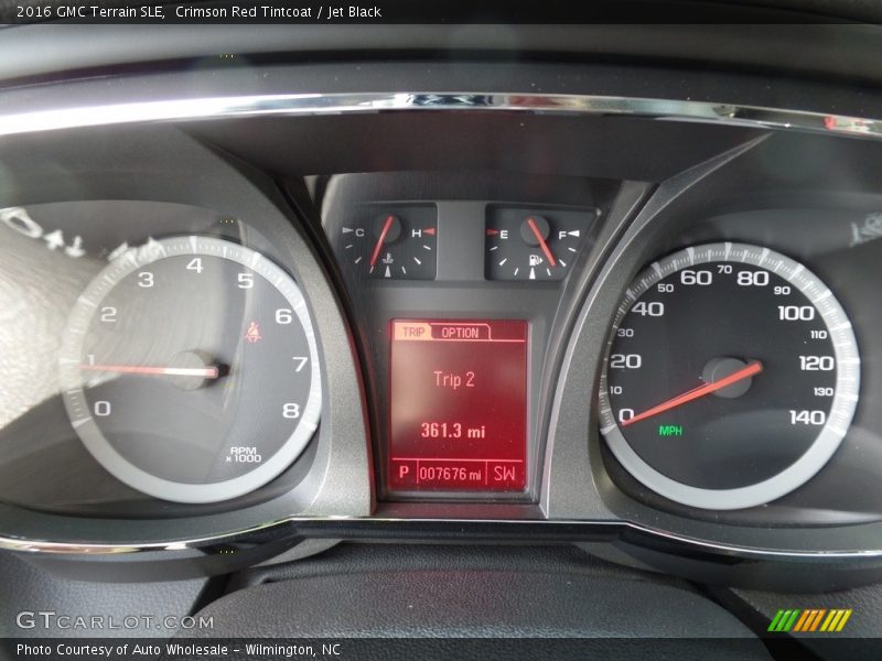 Crimson Red Tintcoat / Jet Black 2016 GMC Terrain SLE