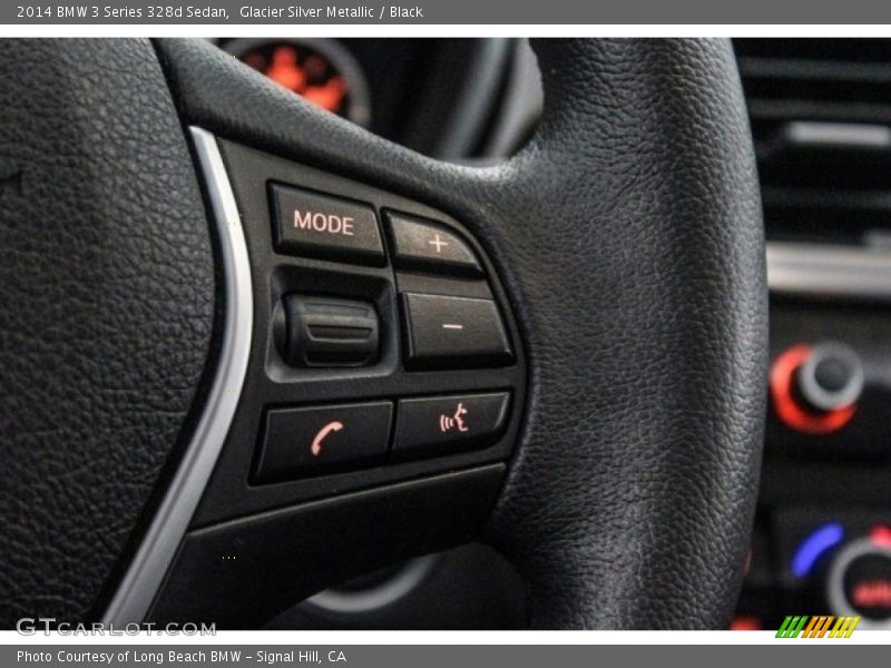 Glacier Silver Metallic / Black 2014 BMW 3 Series 328d Sedan